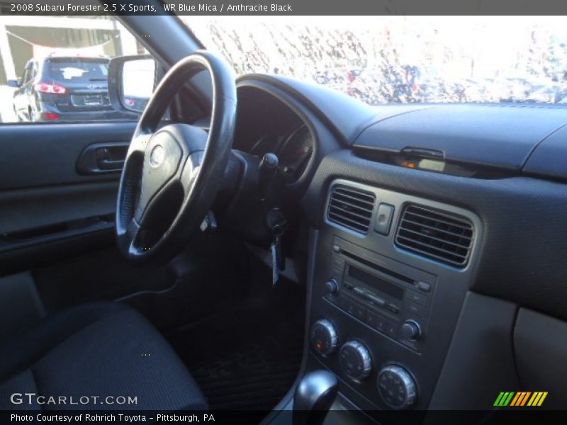 WR Blue Mica / Anthracite Black 2008 Subaru Forester 2.5 X Sports