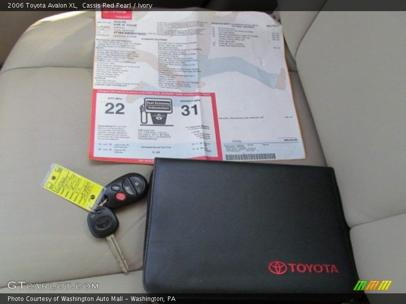 Cassis Red Pearl / Ivory 2006 Toyota Avalon XL