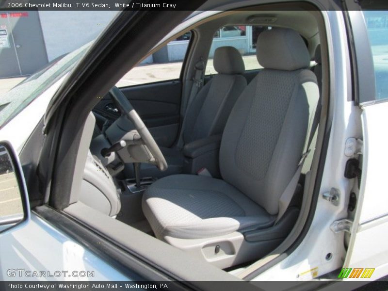 White / Titanium Gray 2006 Chevrolet Malibu LT V6 Sedan