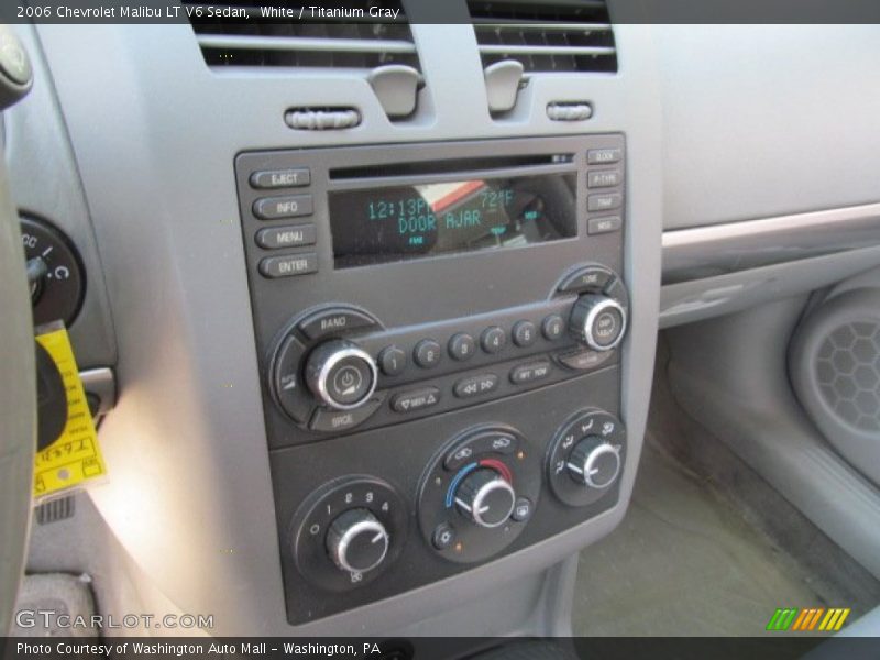 White / Titanium Gray 2006 Chevrolet Malibu LT V6 Sedan