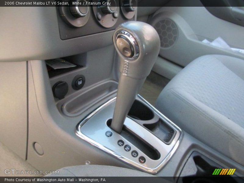 White / Titanium Gray 2006 Chevrolet Malibu LT V6 Sedan