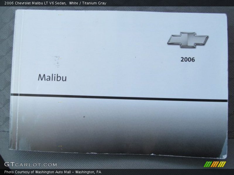 White / Titanium Gray 2006 Chevrolet Malibu LT V6 Sedan