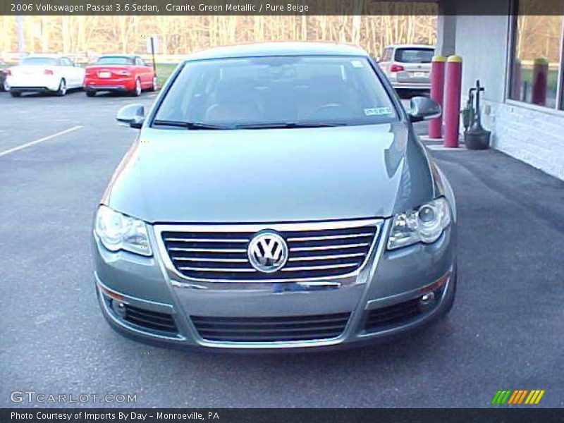 Granite Green Metallic / Pure Beige 2006 Volkswagen Passat 3.6 Sedan