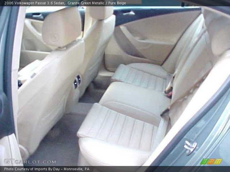 Granite Green Metallic / Pure Beige 2006 Volkswagen Passat 3.6 Sedan