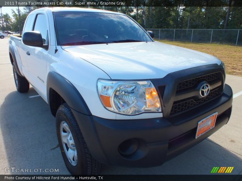 Super White / Graphite Gray 2011 Toyota Tacoma Access Cab 4x4