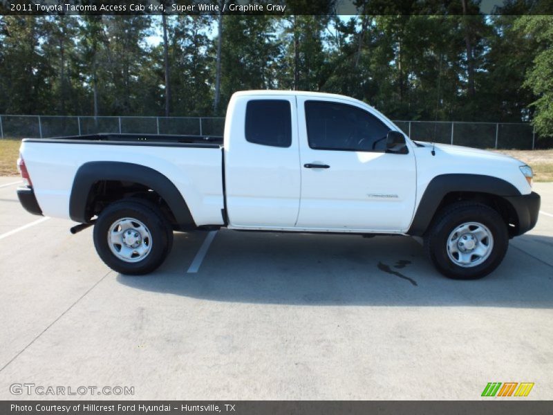 Super White / Graphite Gray 2011 Toyota Tacoma Access Cab 4x4