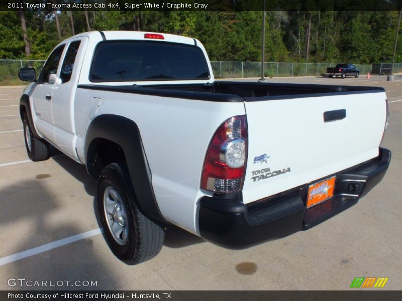 Super White / Graphite Gray 2011 Toyota Tacoma Access Cab 4x4