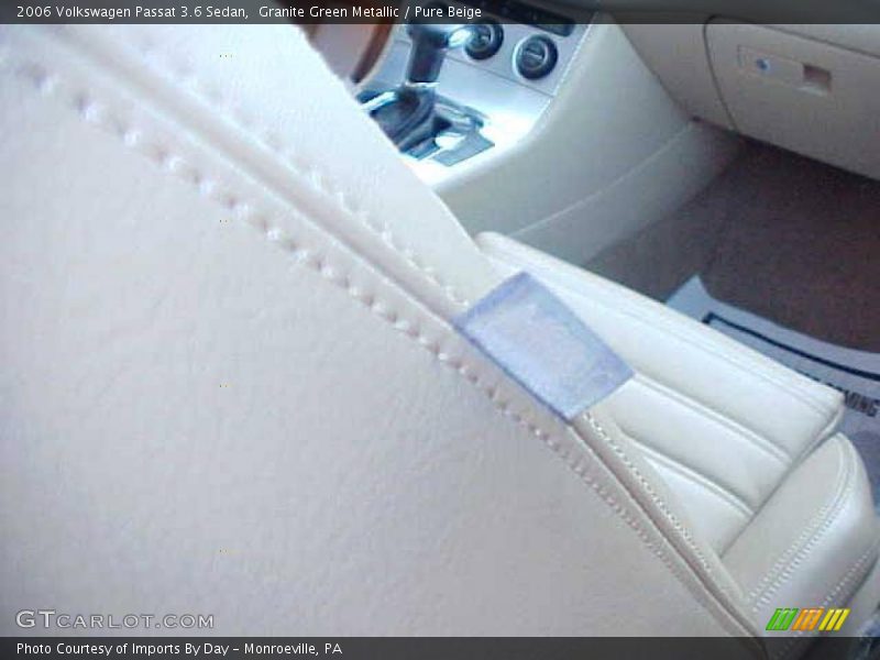 Granite Green Metallic / Pure Beige 2006 Volkswagen Passat 3.6 Sedan