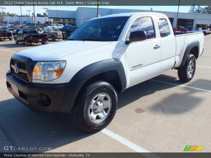 Super White / Graphite Gray 2011 Toyota Tacoma Access Cab 4x4