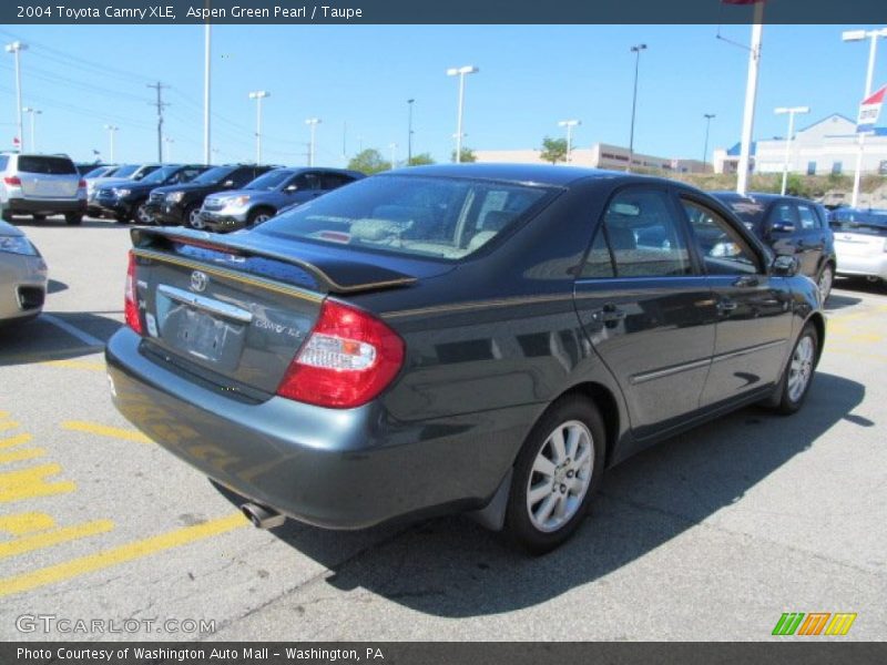 Aspen Green Pearl / Taupe 2004 Toyota Camry XLE