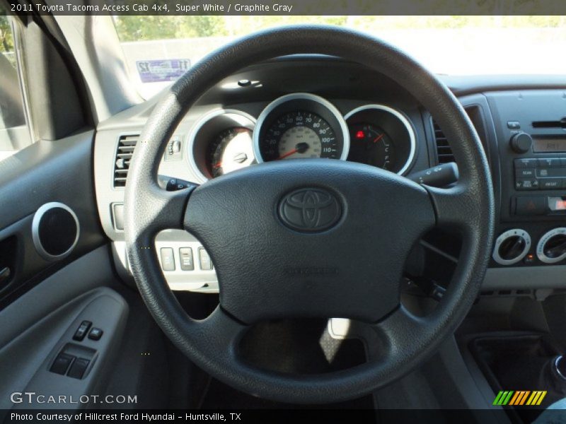Super White / Graphite Gray 2011 Toyota Tacoma Access Cab 4x4