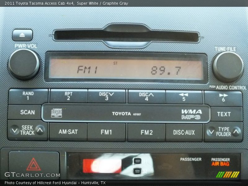 Super White / Graphite Gray 2011 Toyota Tacoma Access Cab 4x4