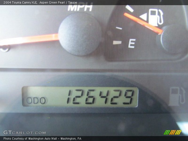 Aspen Green Pearl / Taupe 2004 Toyota Camry XLE