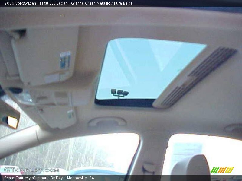 Granite Green Metallic / Pure Beige 2006 Volkswagen Passat 3.6 Sedan