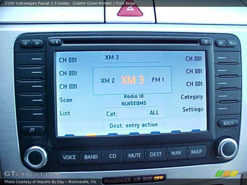 Granite Green Metallic / Pure Beige 2006 Volkswagen Passat 3.6 Sedan