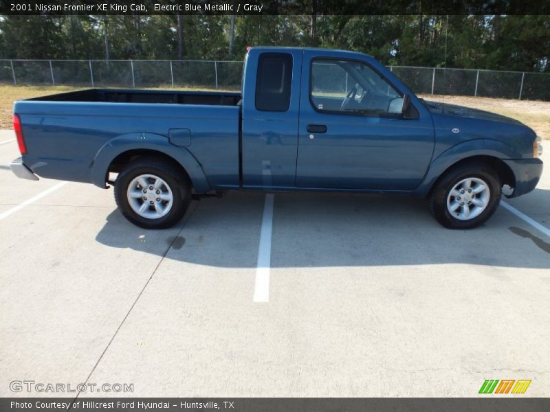 Electric Blue Metallic / Gray 2001 Nissan Frontier XE King Cab