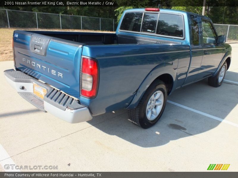 Electric Blue Metallic / Gray 2001 Nissan Frontier XE King Cab