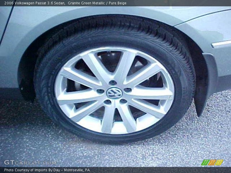 Granite Green Metallic / Pure Beige 2006 Volkswagen Passat 3.6 Sedan