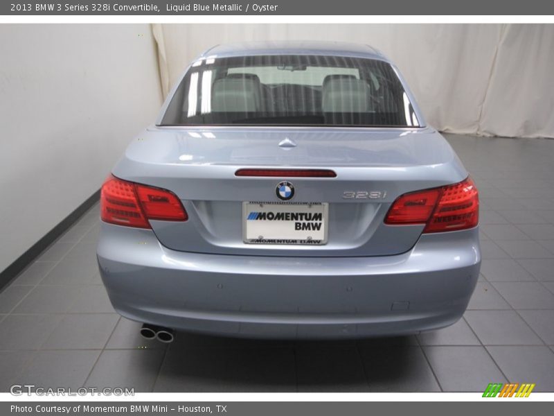 Liquid Blue Metallic / Oyster 2013 BMW 3 Series 328i Convertible