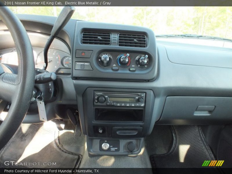 Electric Blue Metallic / Gray 2001 Nissan Frontier XE King Cab