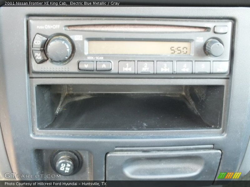 Electric Blue Metallic / Gray 2001 Nissan Frontier XE King Cab