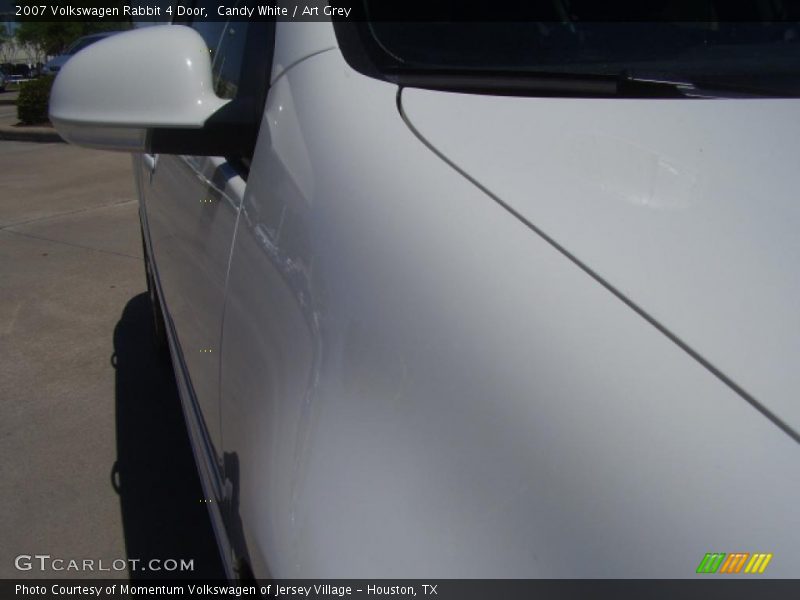 Candy White / Art Grey 2007 Volkswagen Rabbit 4 Door