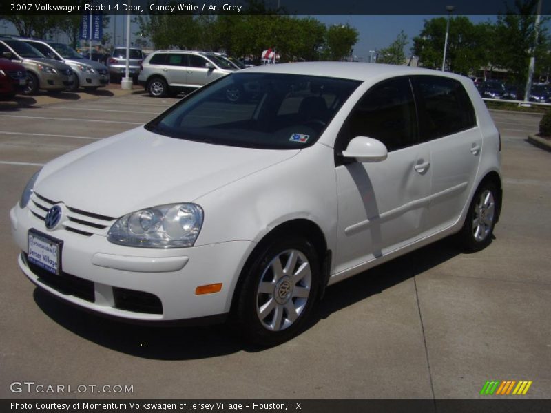 Candy White / Art Grey 2007 Volkswagen Rabbit 4 Door
