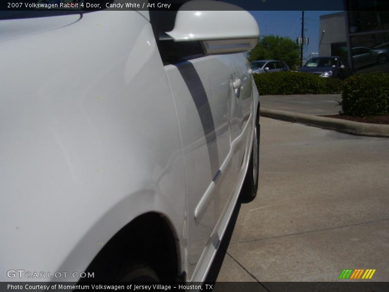Candy White / Art Grey 2007 Volkswagen Rabbit 4 Door