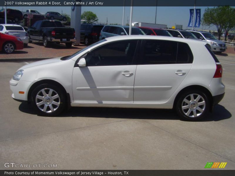 Candy White / Art Grey 2007 Volkswagen Rabbit 4 Door