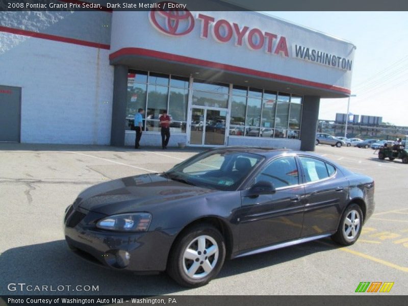 Dark Slate Metallic / Ebony 2008 Pontiac Grand Prix Sedan