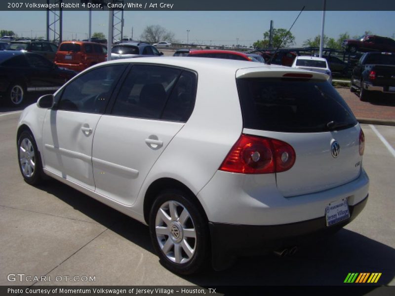 Candy White / Art Grey 2007 Volkswagen Rabbit 4 Door