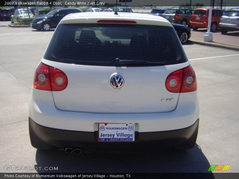 Candy White / Art Grey 2007 Volkswagen Rabbit 4 Door