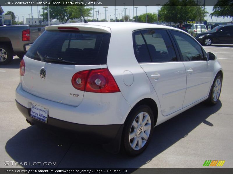 Candy White / Art Grey 2007 Volkswagen Rabbit 4 Door