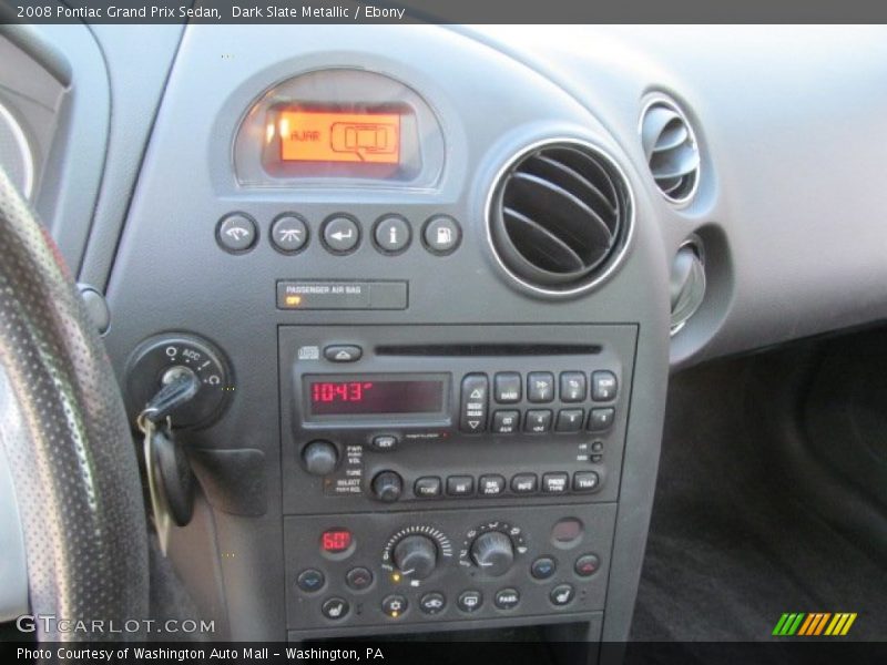 Dark Slate Metallic / Ebony 2008 Pontiac Grand Prix Sedan