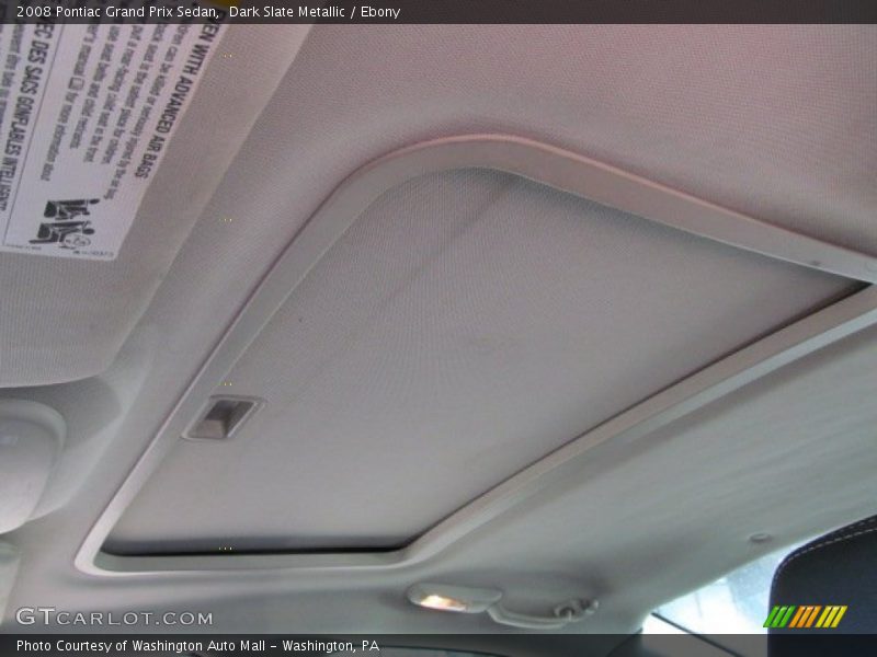 Dark Slate Metallic / Ebony 2008 Pontiac Grand Prix Sedan