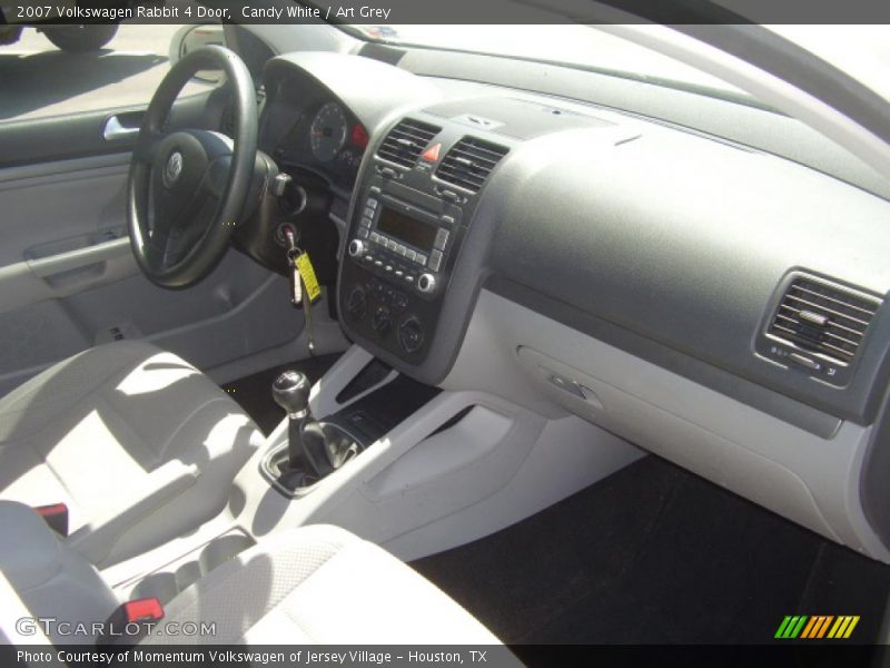Candy White / Art Grey 2007 Volkswagen Rabbit 4 Door