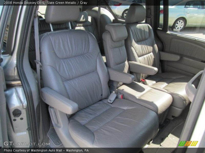 Slate Green Metallic / Gray 2008 Honda Odyssey EX-L