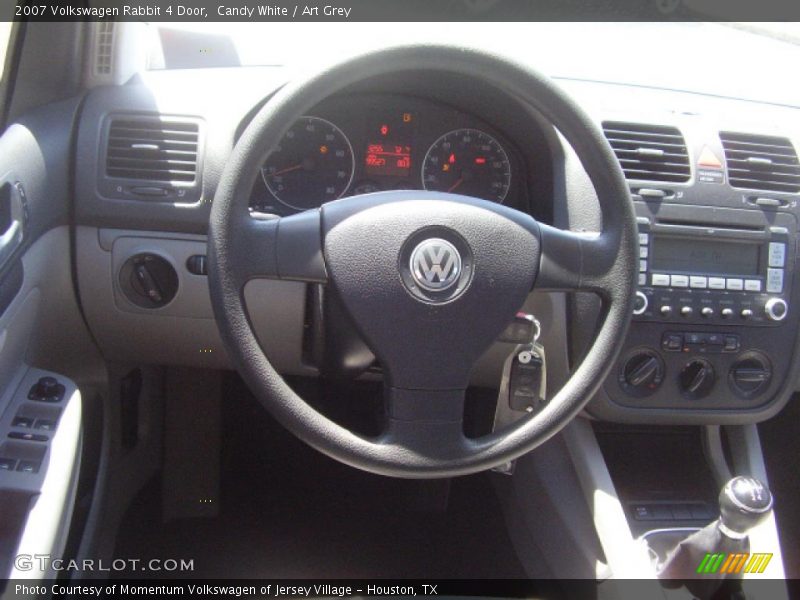 Candy White / Art Grey 2007 Volkswagen Rabbit 4 Door