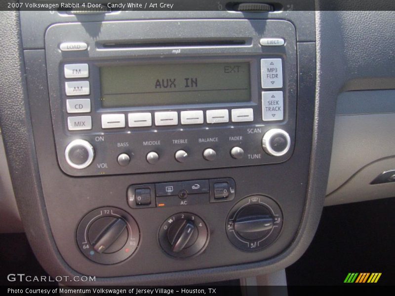 Candy White / Art Grey 2007 Volkswagen Rabbit 4 Door