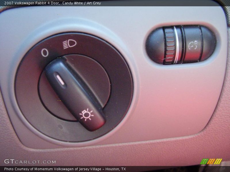 Candy White / Art Grey 2007 Volkswagen Rabbit 4 Door