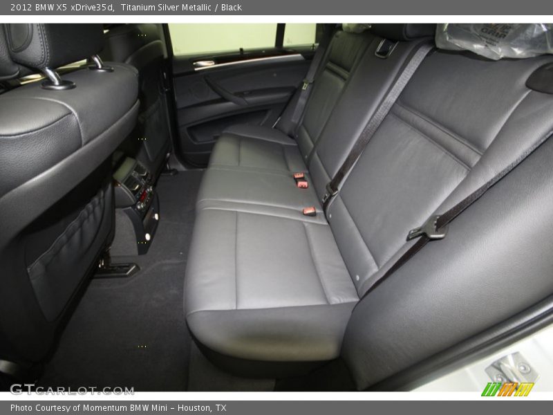 Titanium Silver Metallic / Black 2012 BMW X5 xDrive35d