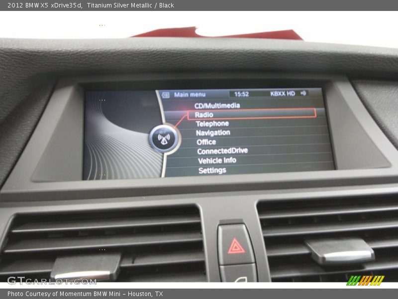 Titanium Silver Metallic / Black 2012 BMW X5 xDrive35d