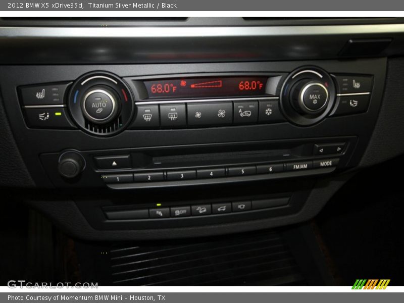 Titanium Silver Metallic / Black 2012 BMW X5 xDrive35d