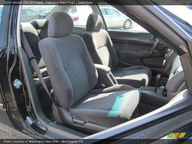 Flamenco Black Pearl / Dark Gray 2000 Honda Civic EX Coupe