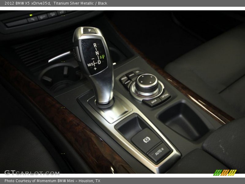 Titanium Silver Metallic / Black 2012 BMW X5 xDrive35d