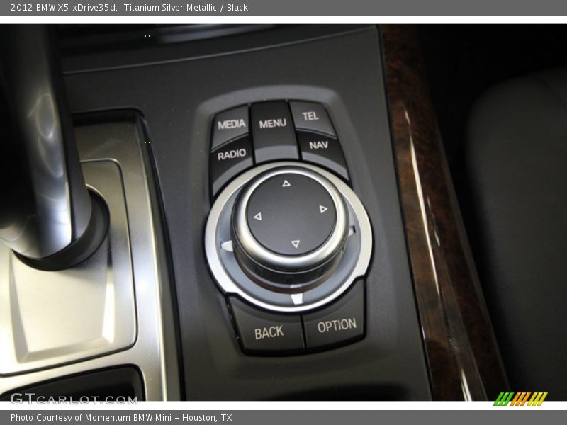Titanium Silver Metallic / Black 2012 BMW X5 xDrive35d