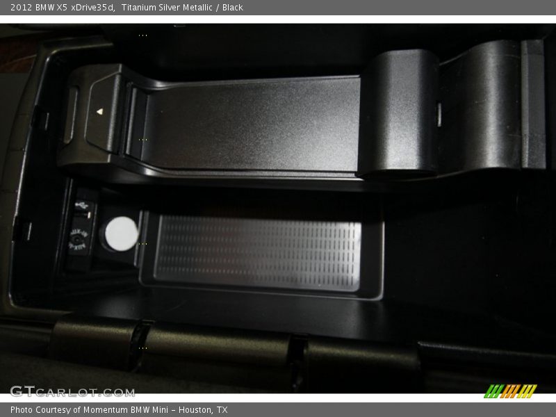 Titanium Silver Metallic / Black 2012 BMW X5 xDrive35d