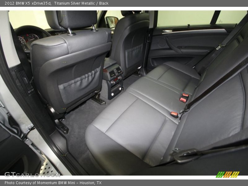 Titanium Silver Metallic / Black 2012 BMW X5 xDrive35d
