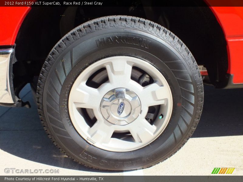 Race Red / Steel Gray 2012 Ford F150 XLT SuperCab