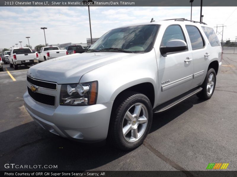 Silver Ice Metallic / Light Titanium/Dark Titanium 2013 Chevrolet Tahoe LT
